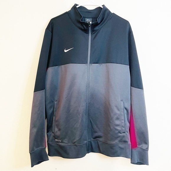 Nike Dri-Fit Long Sleeve Track Jacket - Picture 1 of 13